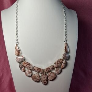 925 Silverplated Necklace And Earrings Set